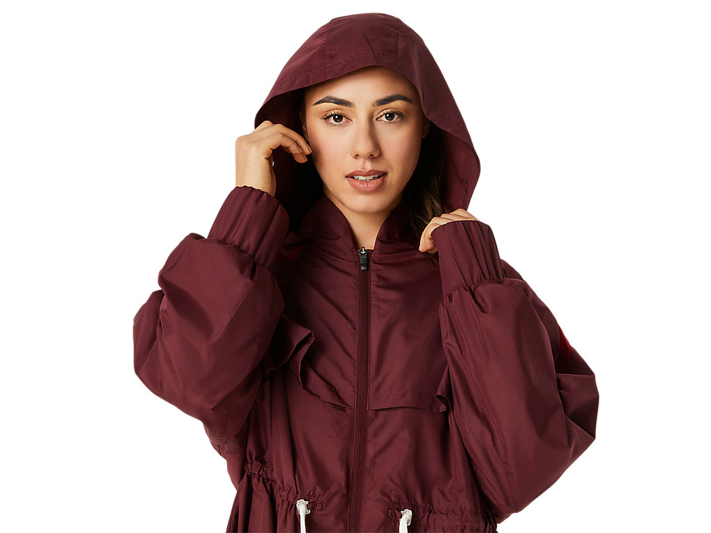 ASICS WOMEN NAGINO WOVEN LONG JACKET image number null