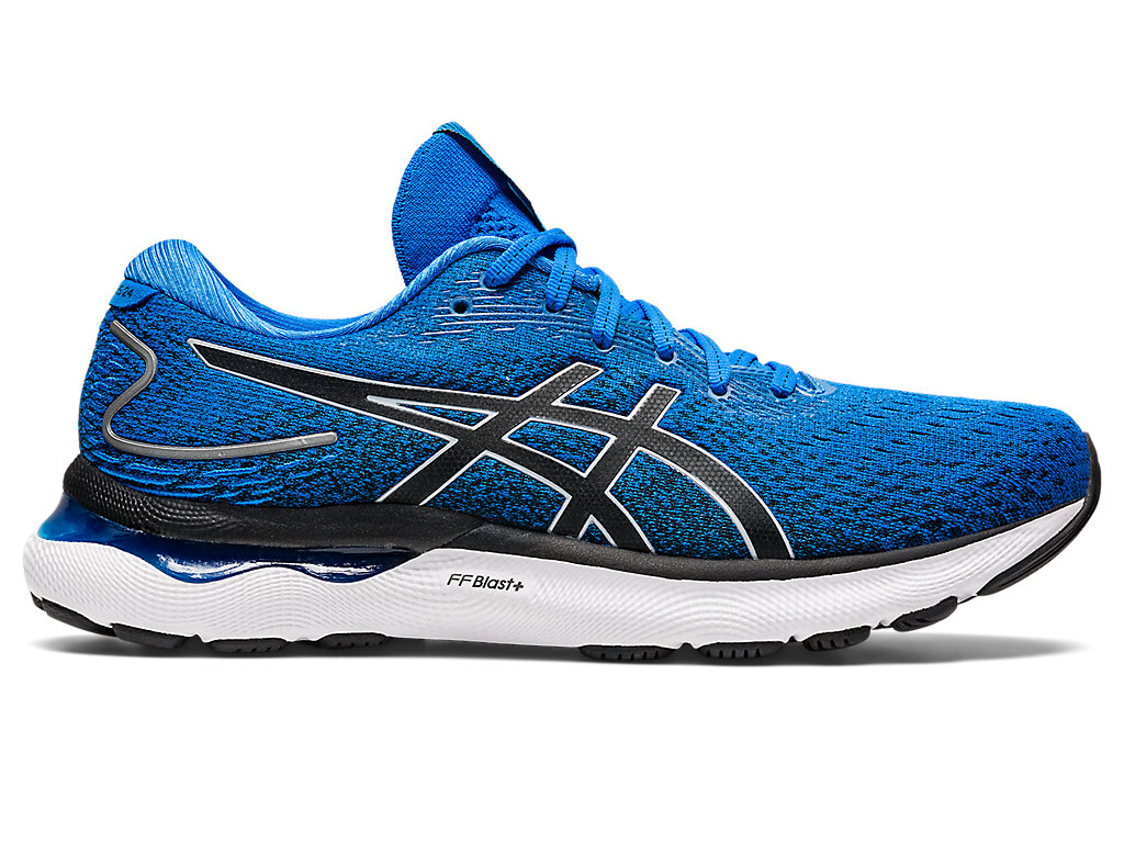 ASICS GEL-NIMBUS 24, ELECTRIC BLUE/PIEDMONT GREY, swatch