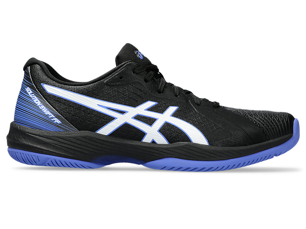 ASICS SOLUTION SWIFT FF, BLACK/SAPPHIRE, swatch