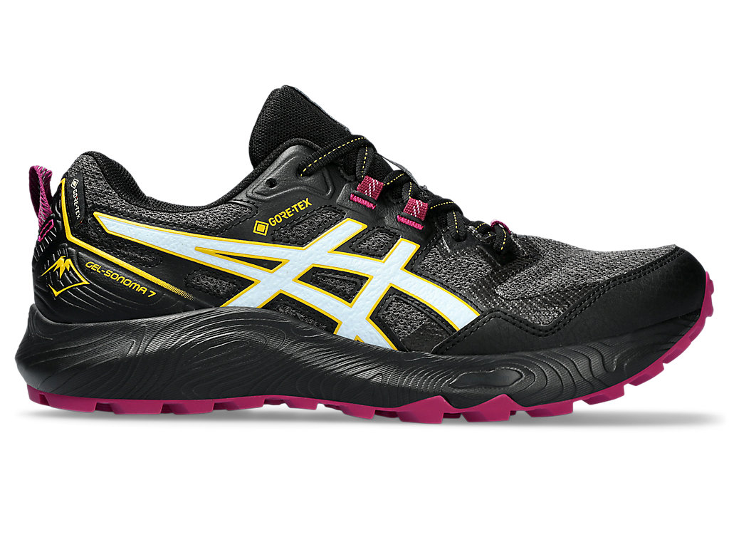 ASICS GEL-SONOMA 7 GTX, BLACK/LIGHT BLUE, swatch