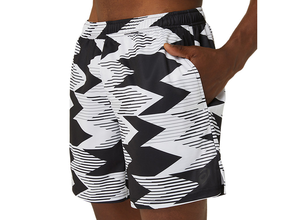 ASICS SEASONAL ALL OVER PRINT 7IN SHORTS image number null