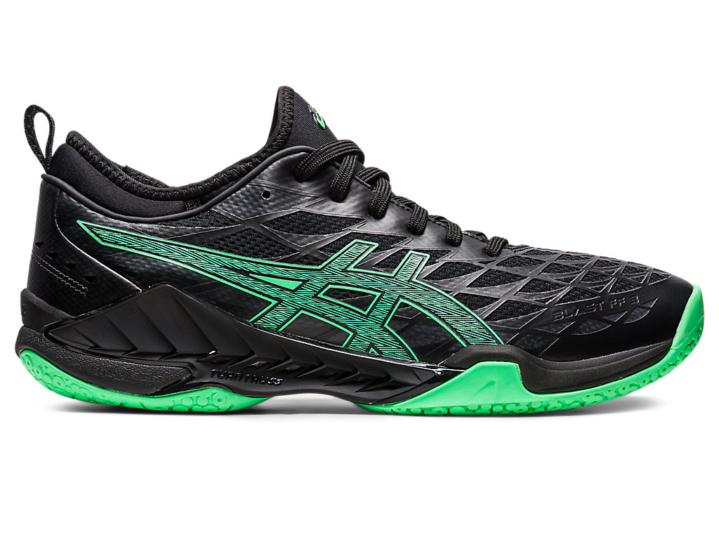 ASICS BLAST FF 3, BLACK/NEW LEAF, swatch