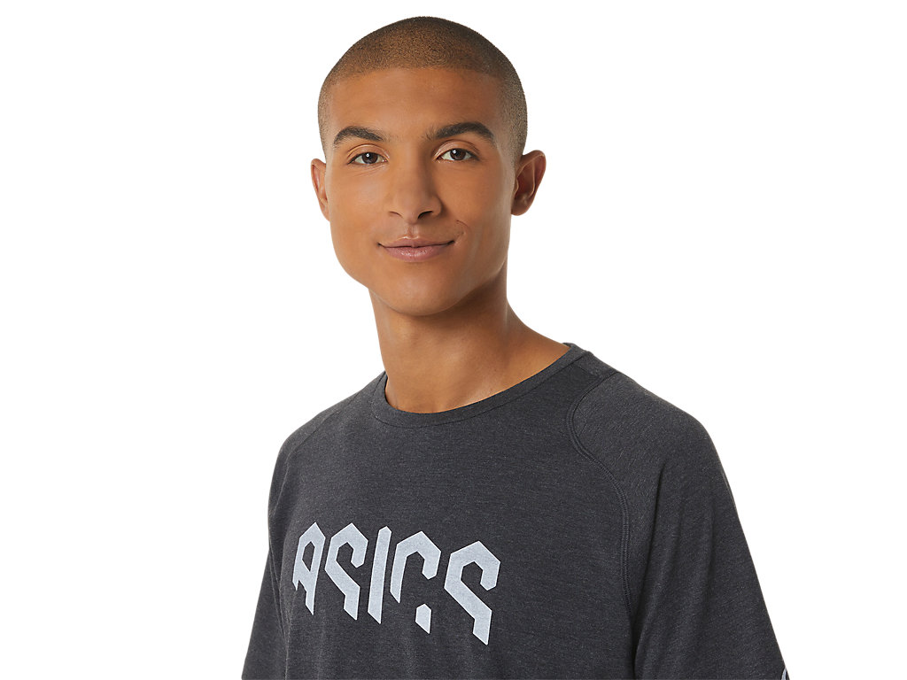 ASICS HEX GRAPHIC COTTON BLEND SS TEE image number null