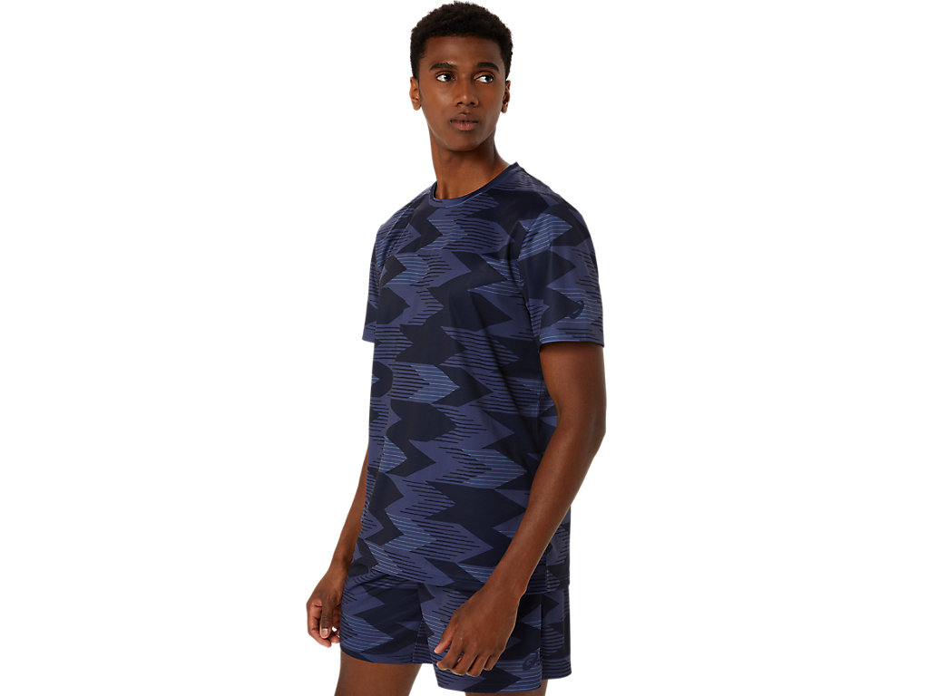 ASICS SEASONAL ALL OVER PRINT SS TOP image number null