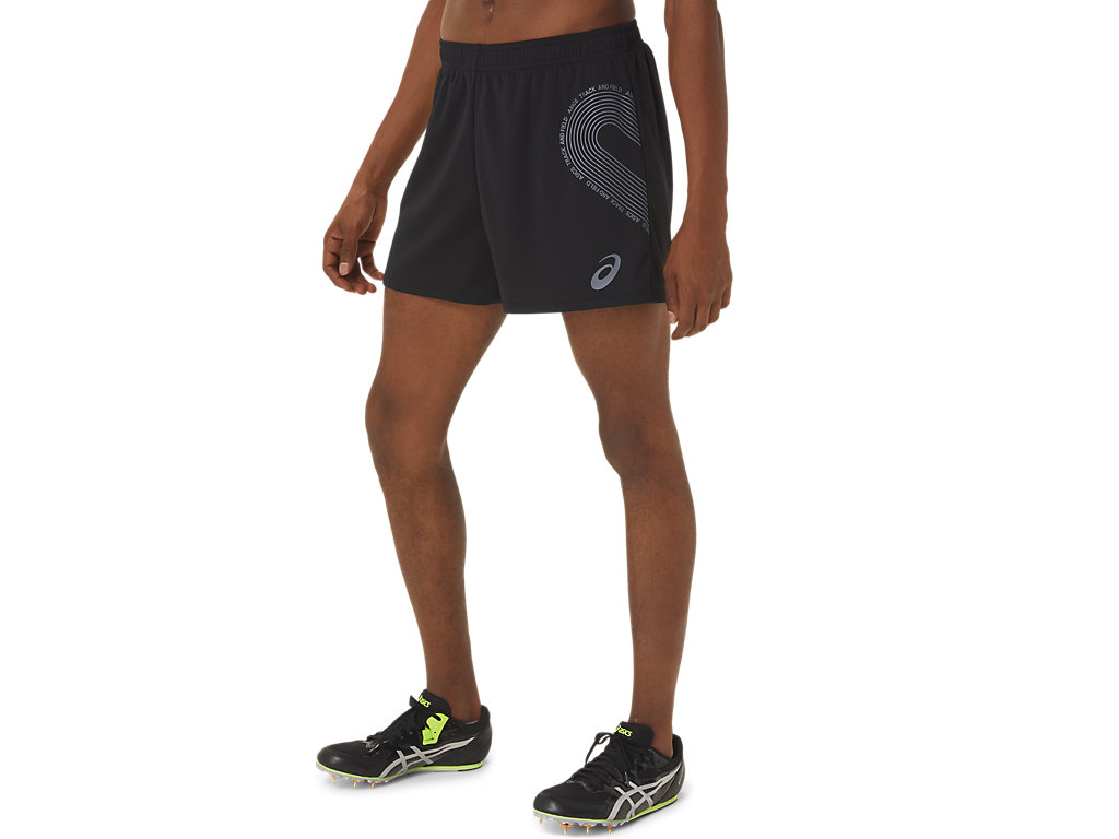 ASICS MEN TRACK GRAPHIC 4IN KNIT SHOR image number null