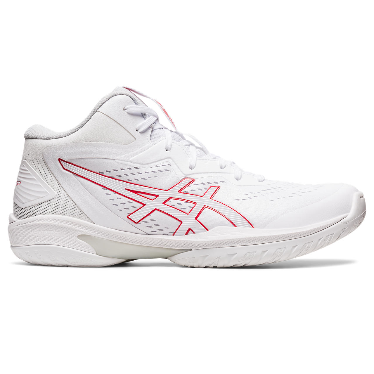ASICS GELHOOP V15, WHITE/CLASSIC RED, swatch