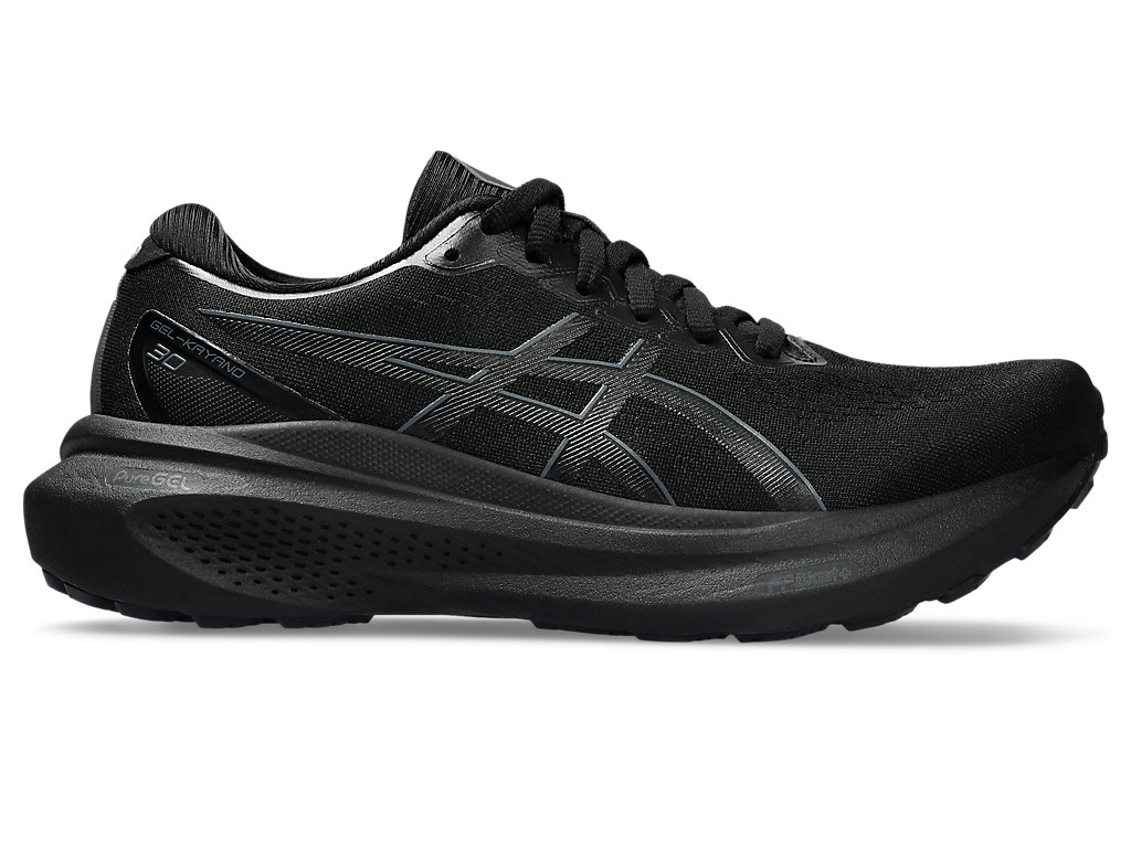 ASICS GEL-KAYANO 30, BLACK/BLACK, swatch