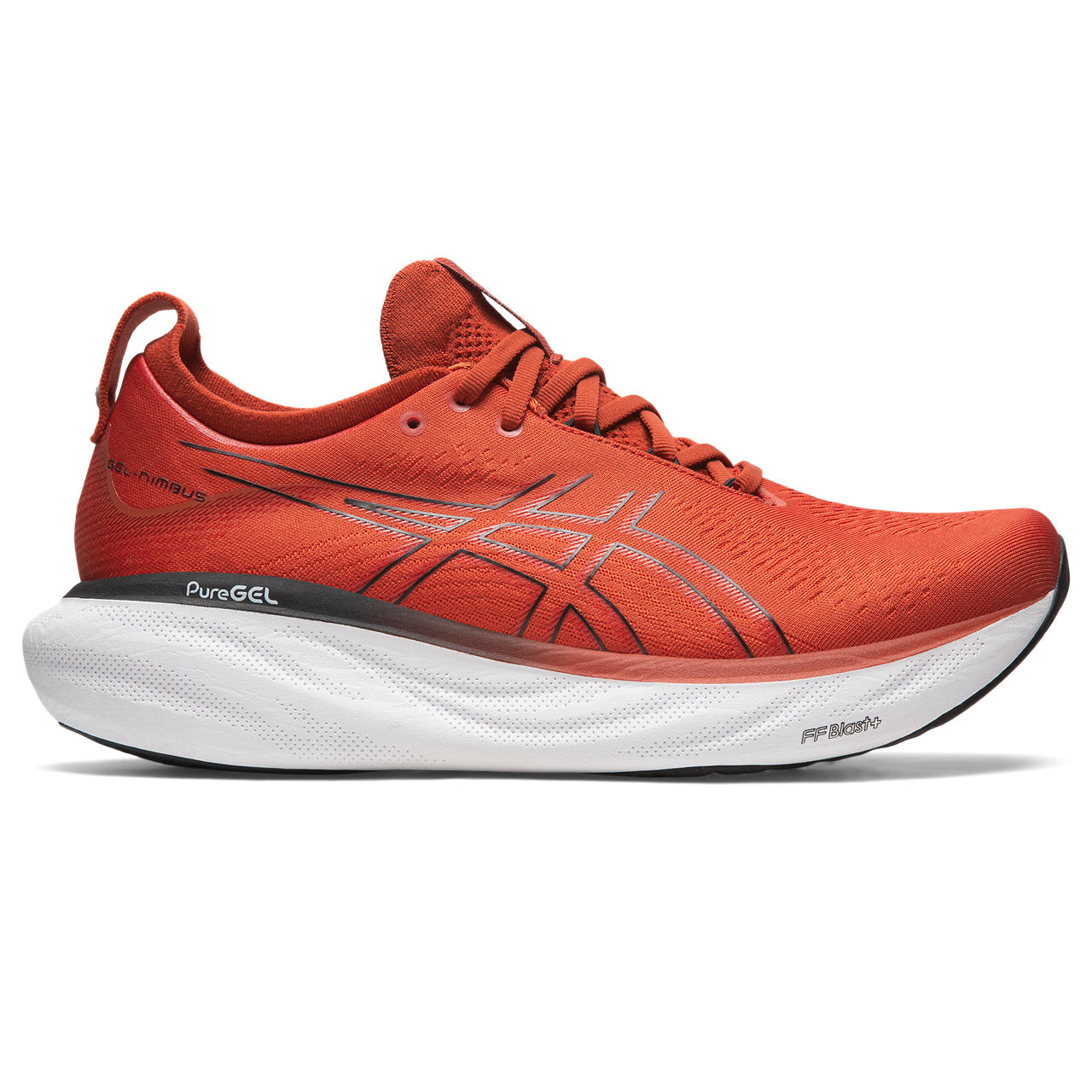 ASICSGel-Nimbus 25 \'Deep Ocean Bright Orange Sneakers Size 10 Asics Gel Nimbus 25 Bright Orange/Black main image 2