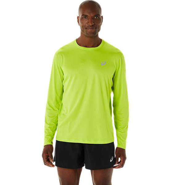 ASICS SILVER LS TOP, LIME ZEST, swatch