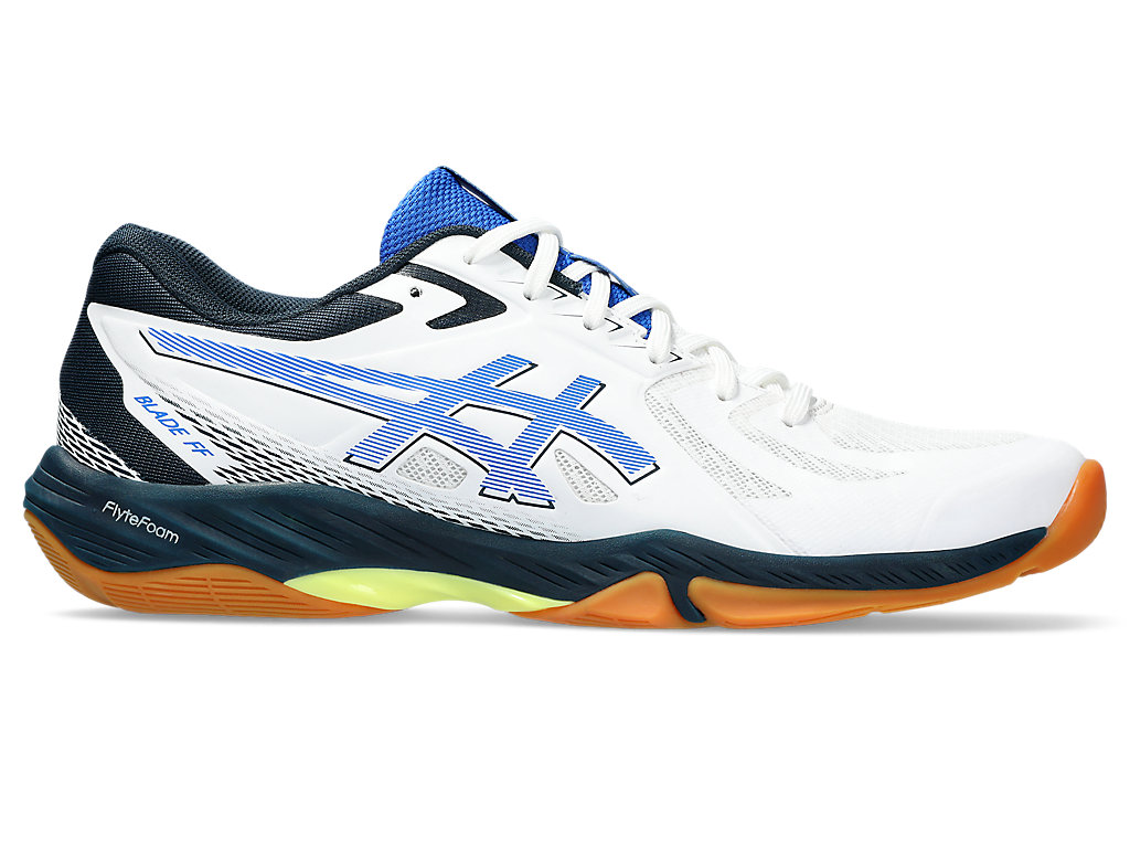 ASICS BLADE FF, WHITE/ILLUSION BLUE, swatch