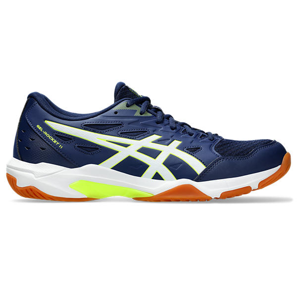 ASICS GEL-ROCKET 11, BLUE EXPANSE/SAFETY YELLOW, swatch