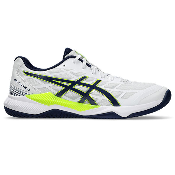 ASICS GEL-TACTIC 12, WHITE/BLUE EXPANSE, swatch
