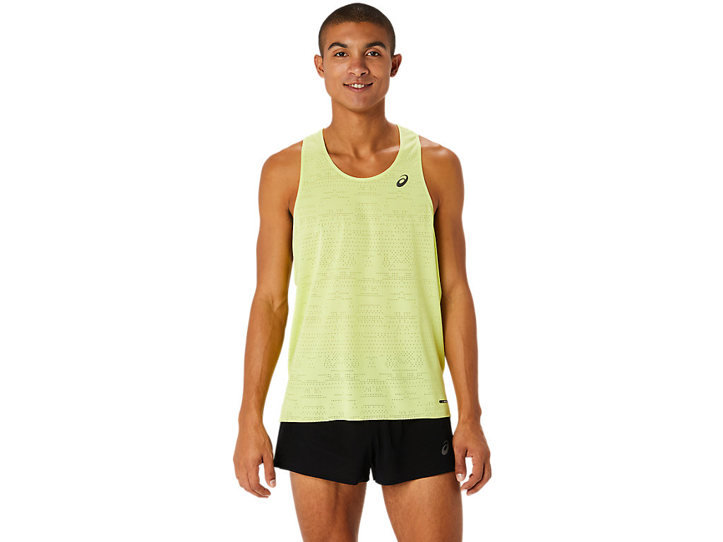 ASICS VENTILATE ACTIBREEZE SINGLET, GLOW YELLOW, swatch