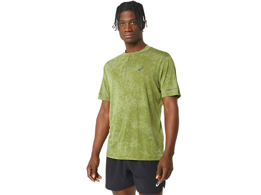 METARUN PATTERN 1/2 ZIP SS TOP
