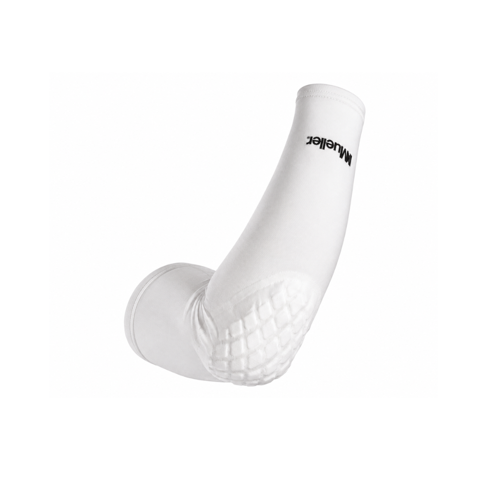Diamond Pad Elbow Sleeve White