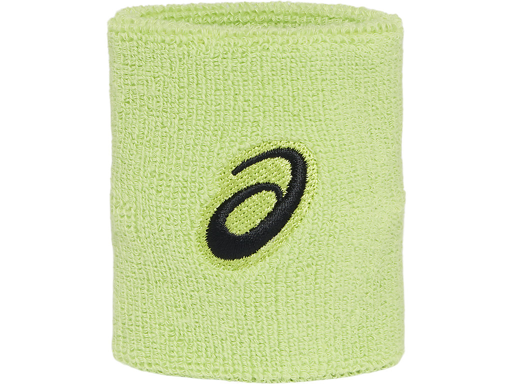 ASICS WRIST BAND, ILLUMINATE GREEN, swatch