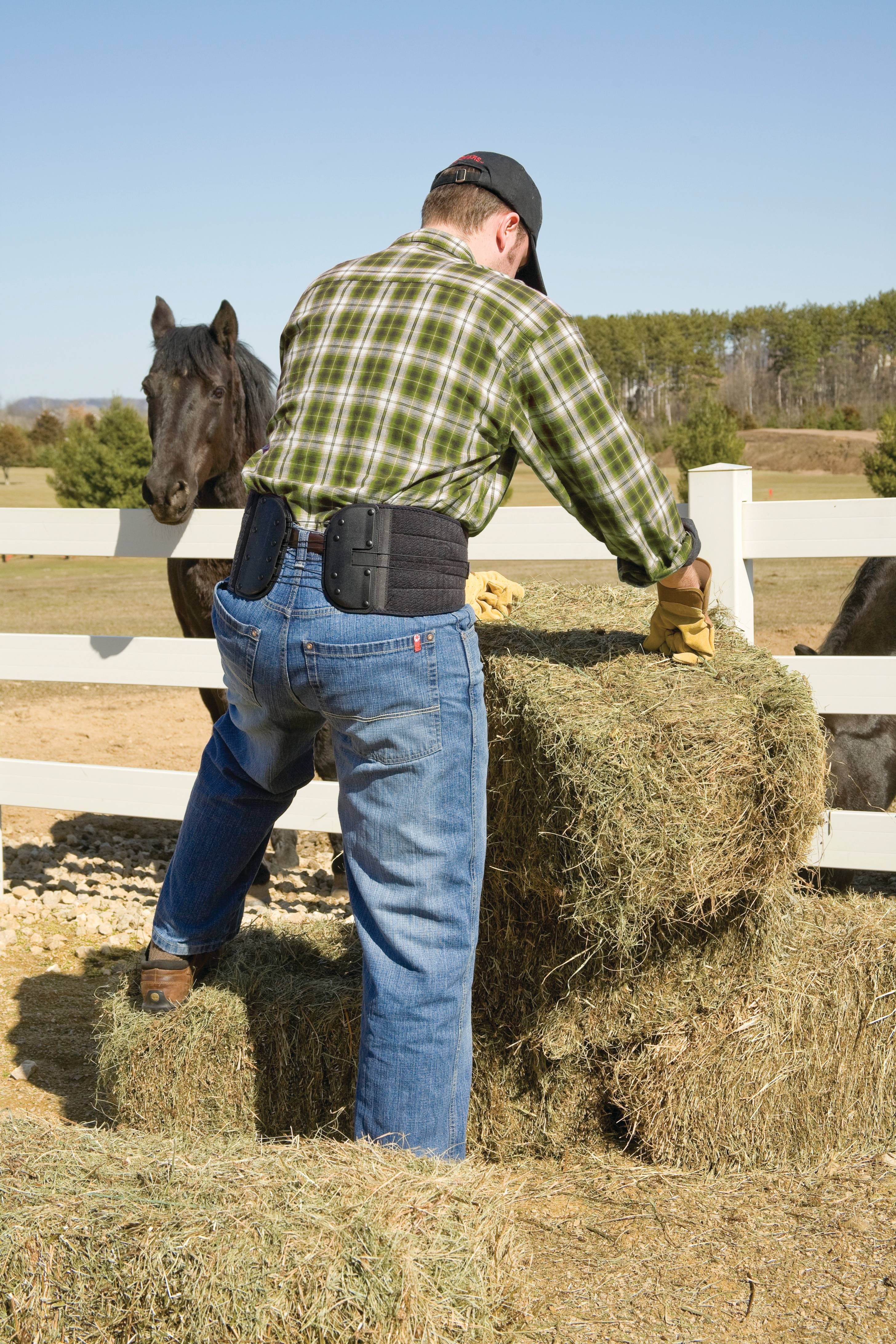 MUELLER® BACK ABDOMINAL SUPPORT GREEN, , large image number null