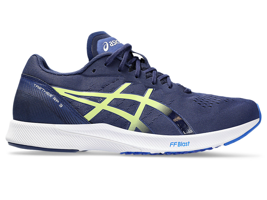ASICS TARTHER RP 3, DEEP OCEAN/GLOW YELLOW, swatch