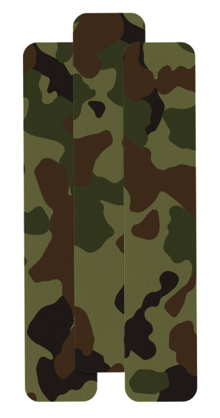 MUELLER® KINESIOLOGY TAPE® 20 PRE-CUT I-STRIPS, 1 ROLL - GREEN CAMO, , large image number null