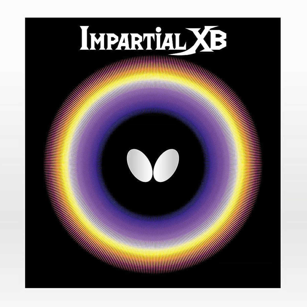 BUTTERFLY TABLE TENNIS RUBBER IMPARTIAL XB, RED, 2.1