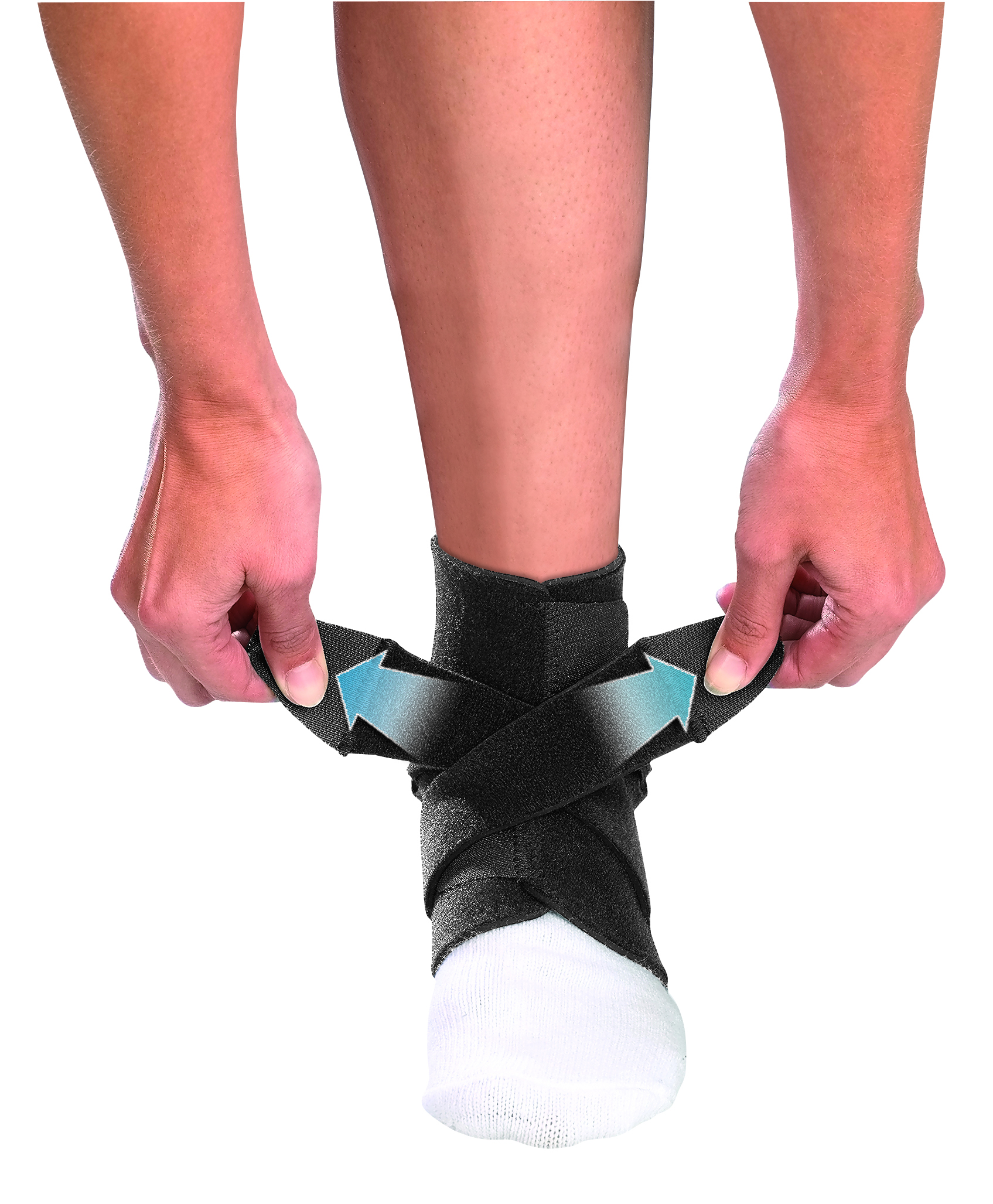 MUELLER® ADJUSTABLE ANKLE SUPPORT BLACK, , large image number null