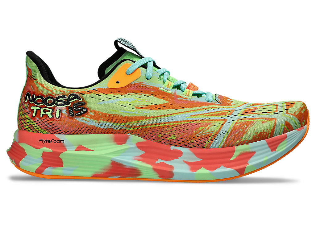 ASICS NOOSA TRI 15, LIME BURST/ILLUMINATE MINT, swatch