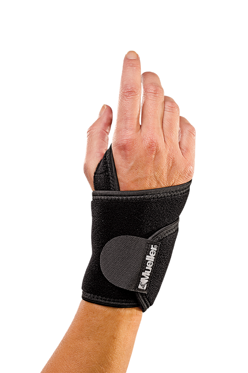 MUELLER® WRIST SUPPORT WRAP BLACK