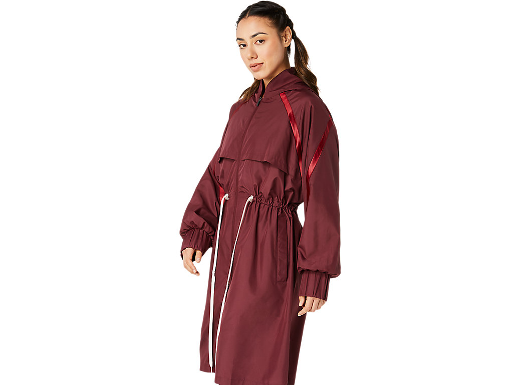 ASICS WOMEN NAGINO WOVEN LONG JACKET image number null