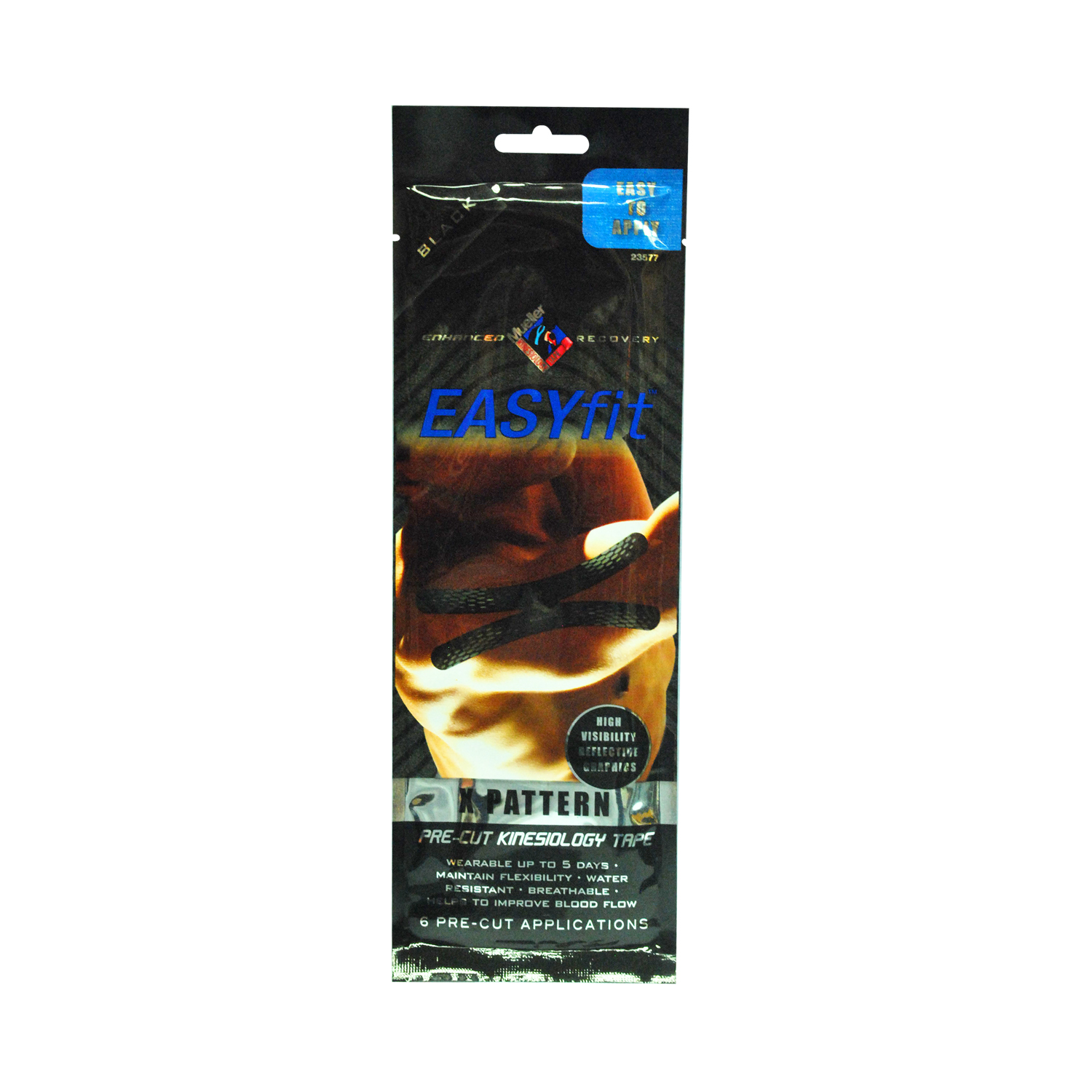 MUELLER® KINESIOLOGY TAPE® PRE-CUT EASY FIT X PATTERN