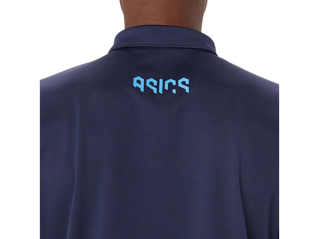ASICS ASICS HEX GRAPHIC DRY POLO SHIRTS image number null