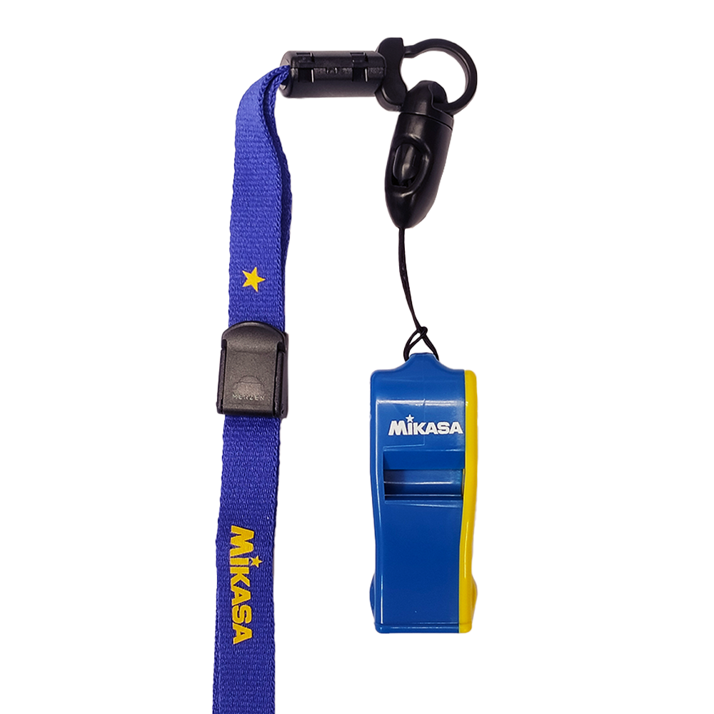 MIKASA BEAT-BLY (YELLOW/BLUE) PEALESS WHISTLE, , large image number null