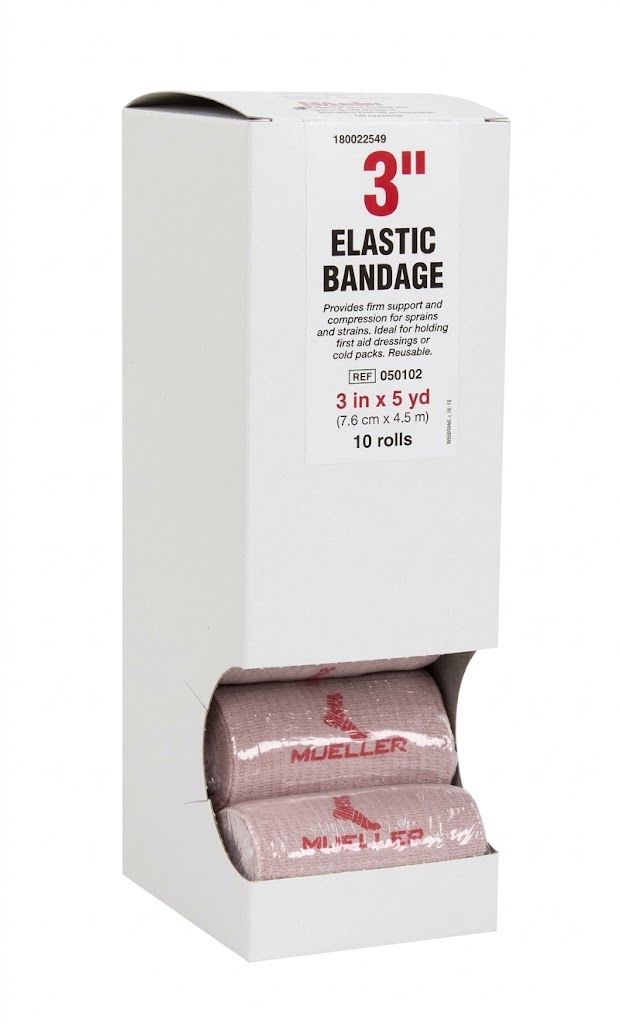 Elastic Bandages 3"X5 Yard Rolls Beige