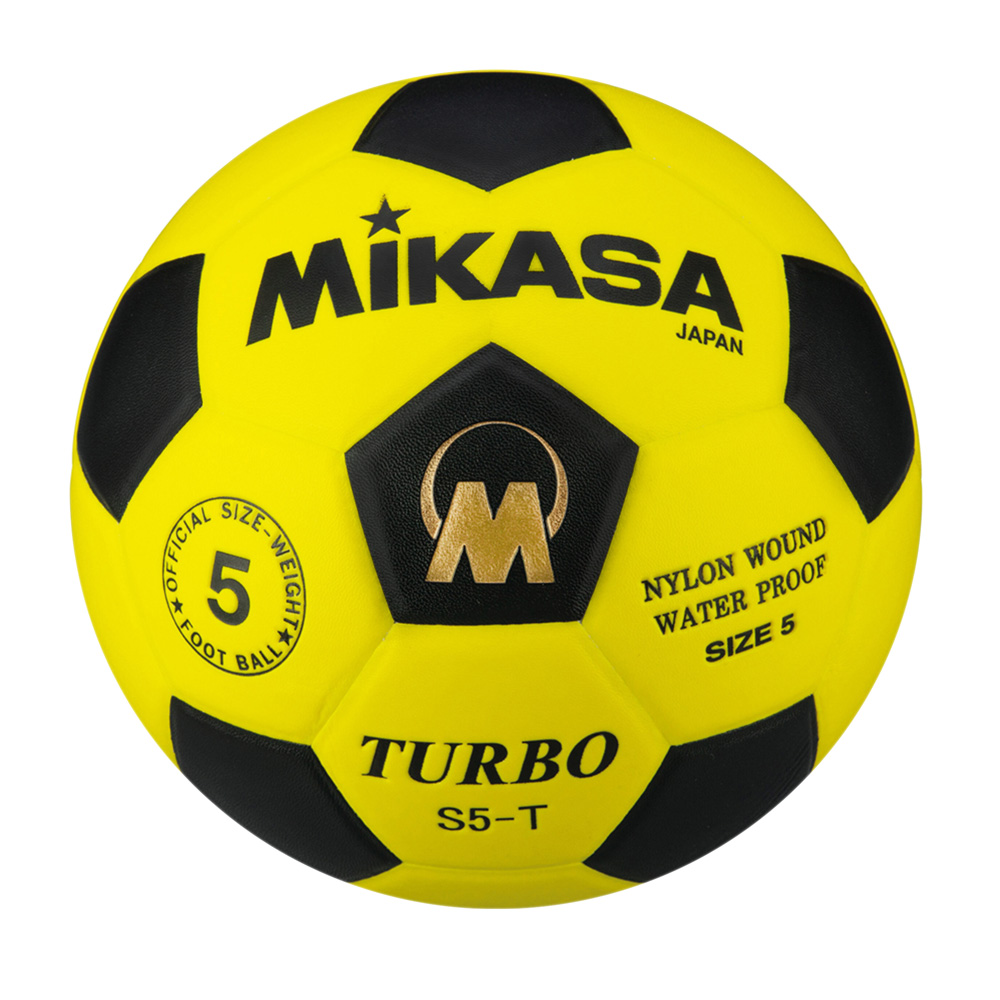 MIKASA S5-T-Y (YELLOW) SYNTHETIC LEATHER FOOTBALL SIZE 5