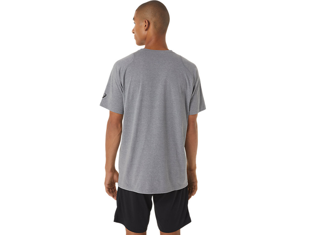 ASICS HEX GRAPHIC COTTON BLEND SS TOP image number null