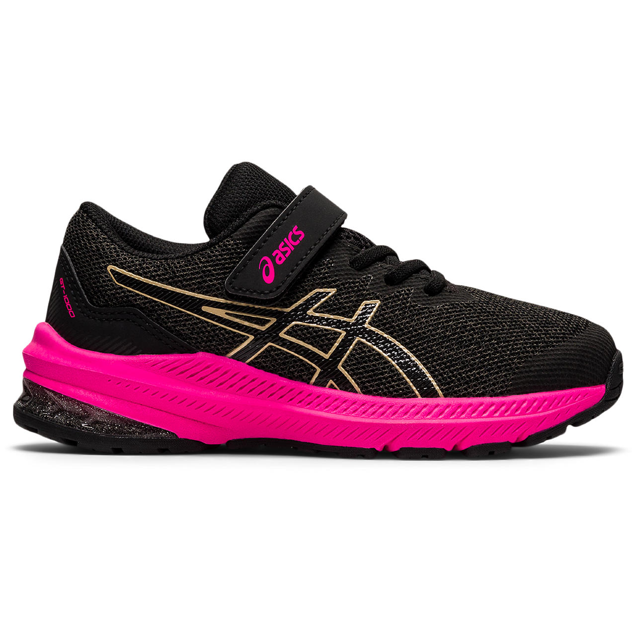 ASICS GT-1000 11 PS, GRAPHITE GREY/CHAMPAGNE, swatch