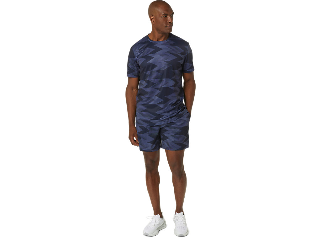 ASICS SEASONAL ALL OVER PRINT 7IN SHORTS image number null
