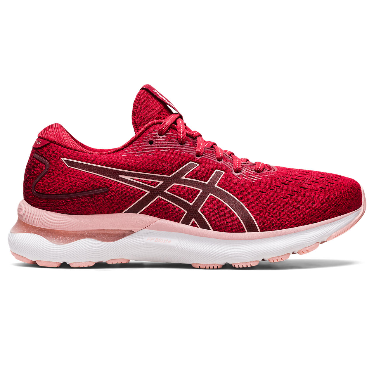 ASICS GEL-NIMBUS 24, CRANBERRY/FROSTED ROSE, swatch
