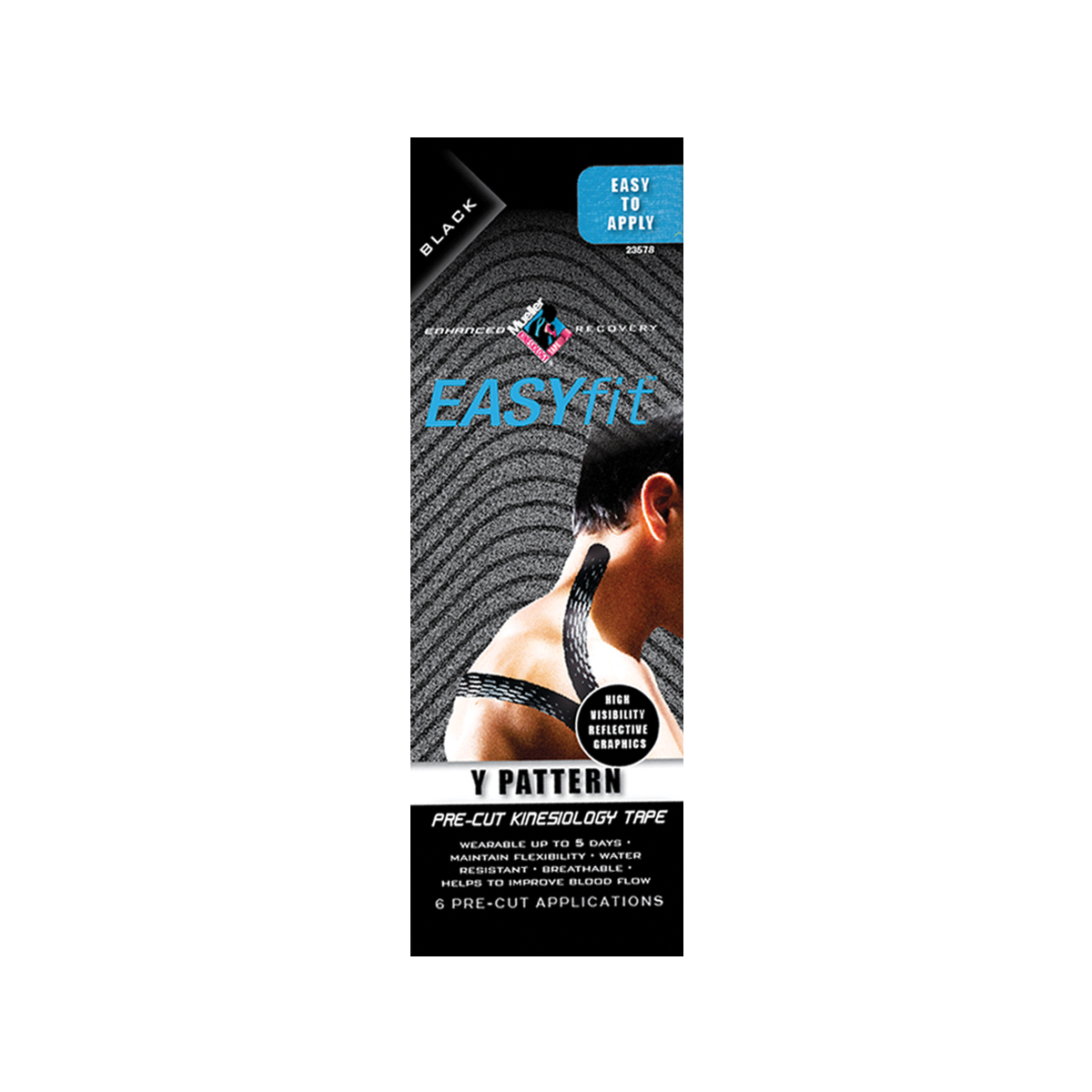 MUELLER® KINESIOLOGY TAPE® PRE-CUT EASY FIT Y PATTERN