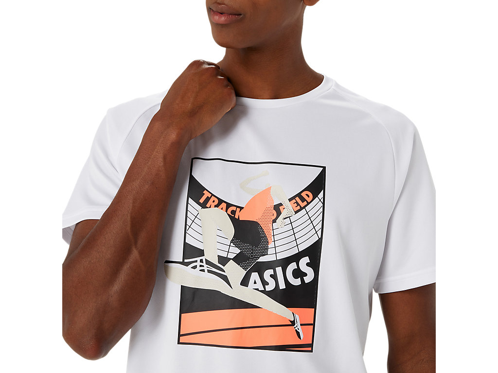 ASICS MEN TRACK EVENT GRAPHIC TEE image number null