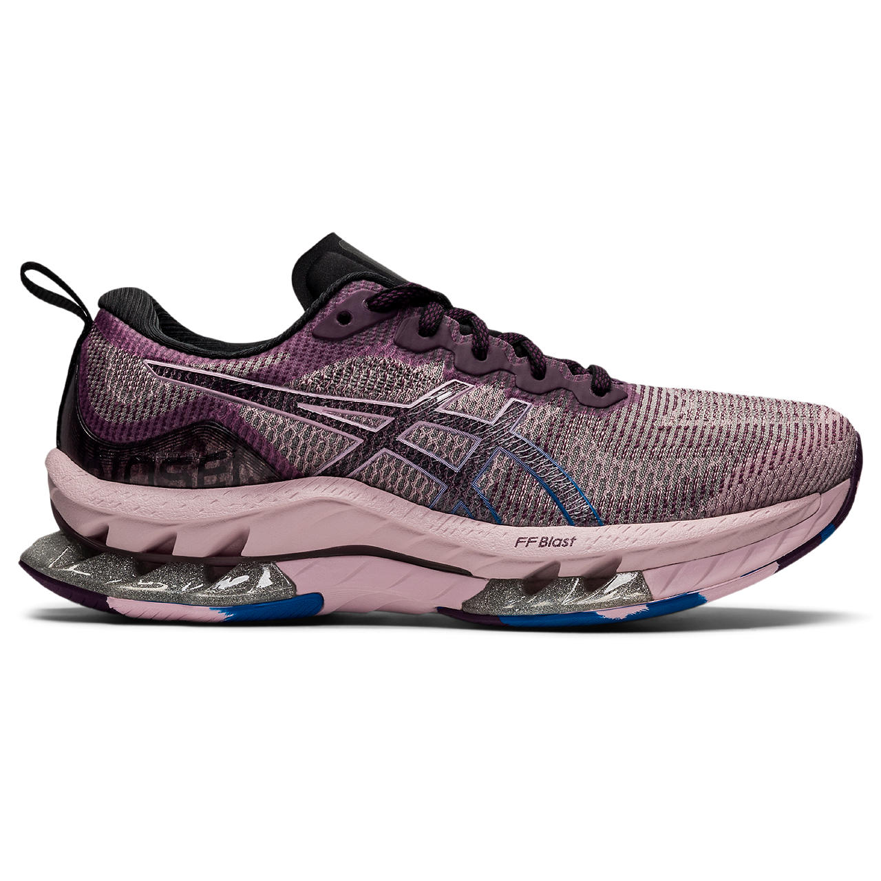 ASICS GEL-KINSEI BLAST LE, DEEP PLUM/BARELY ROSE, swatch