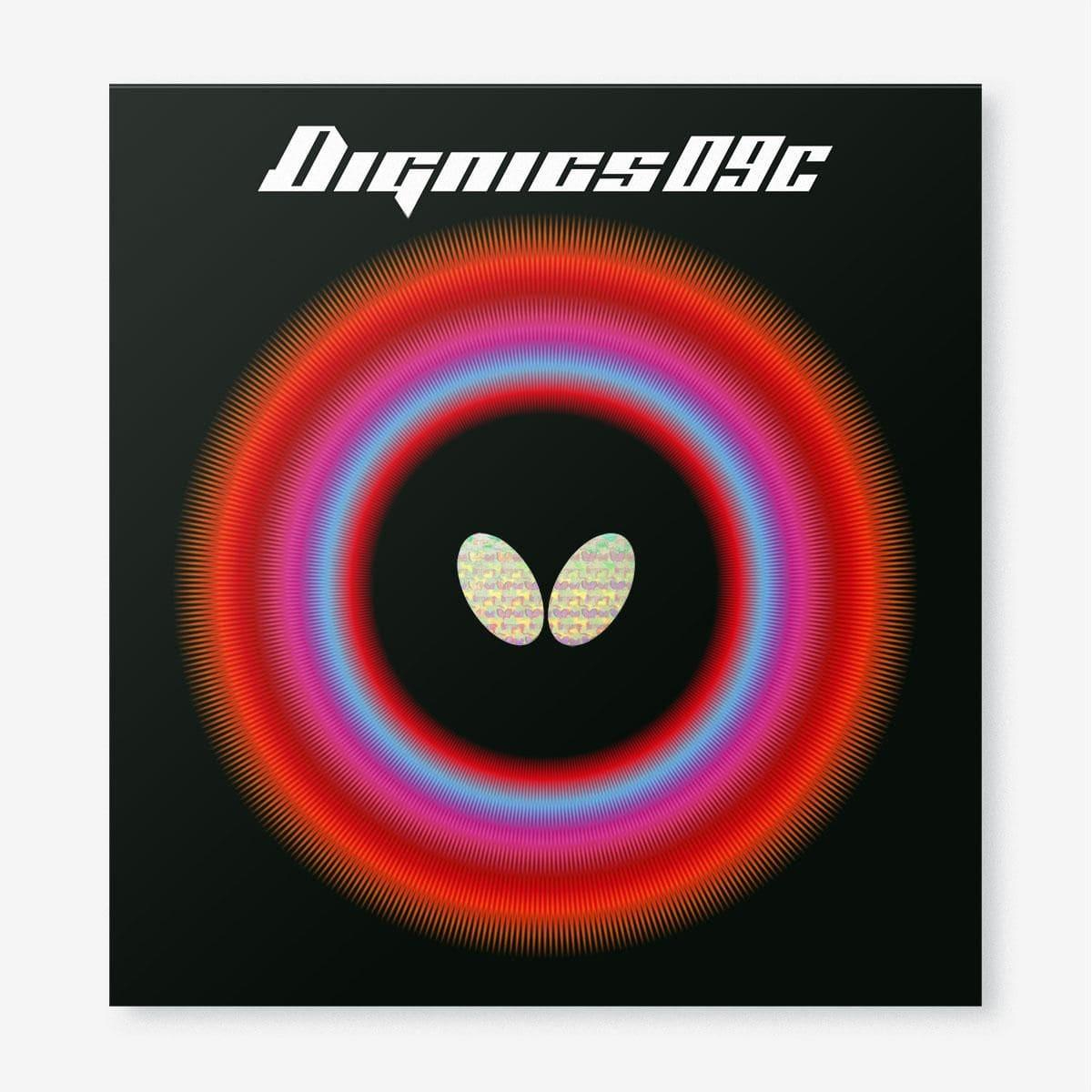 BUTTERFLY TABLE TENNIS RUBBER DIGNICS 09C, RED, 2.1