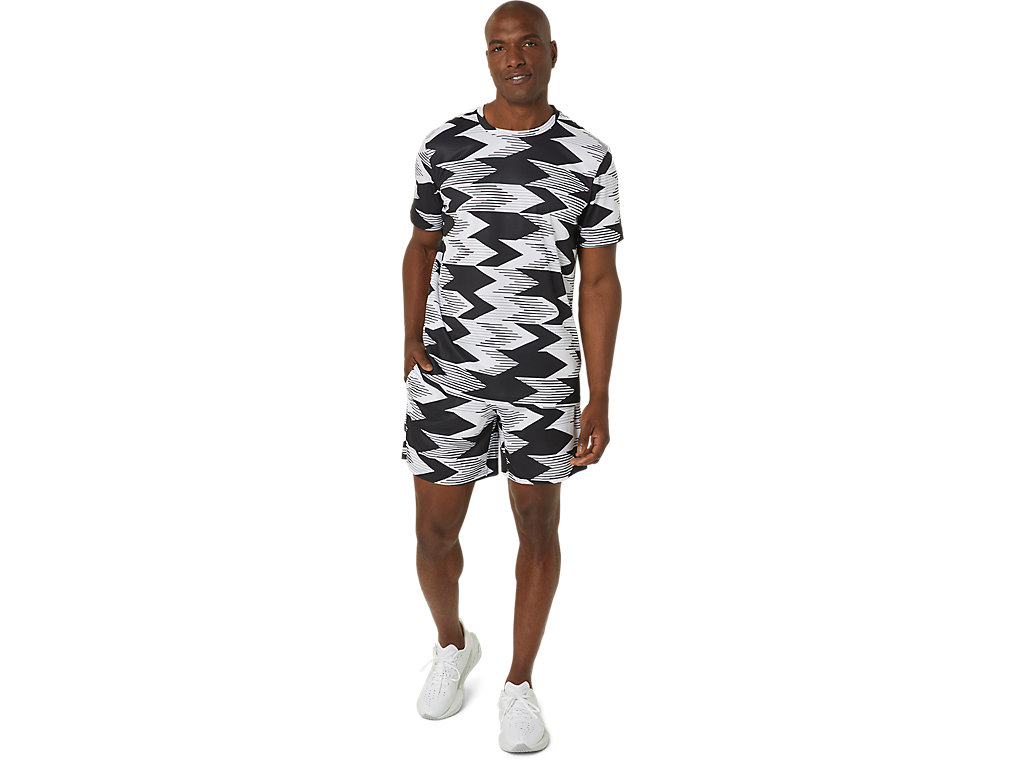 ASICS SEASONAL ALL OVER PRINT 7IN SHORTS image number null