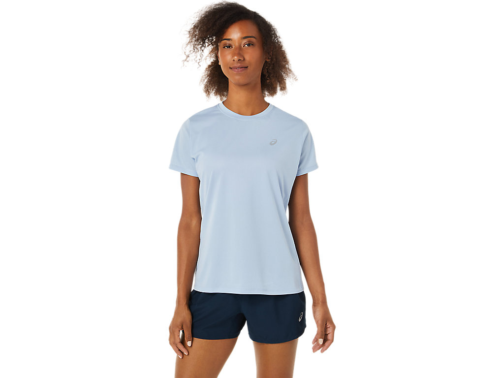 ASICS SILVER SS TOP, OCEAN HAZE, swatch