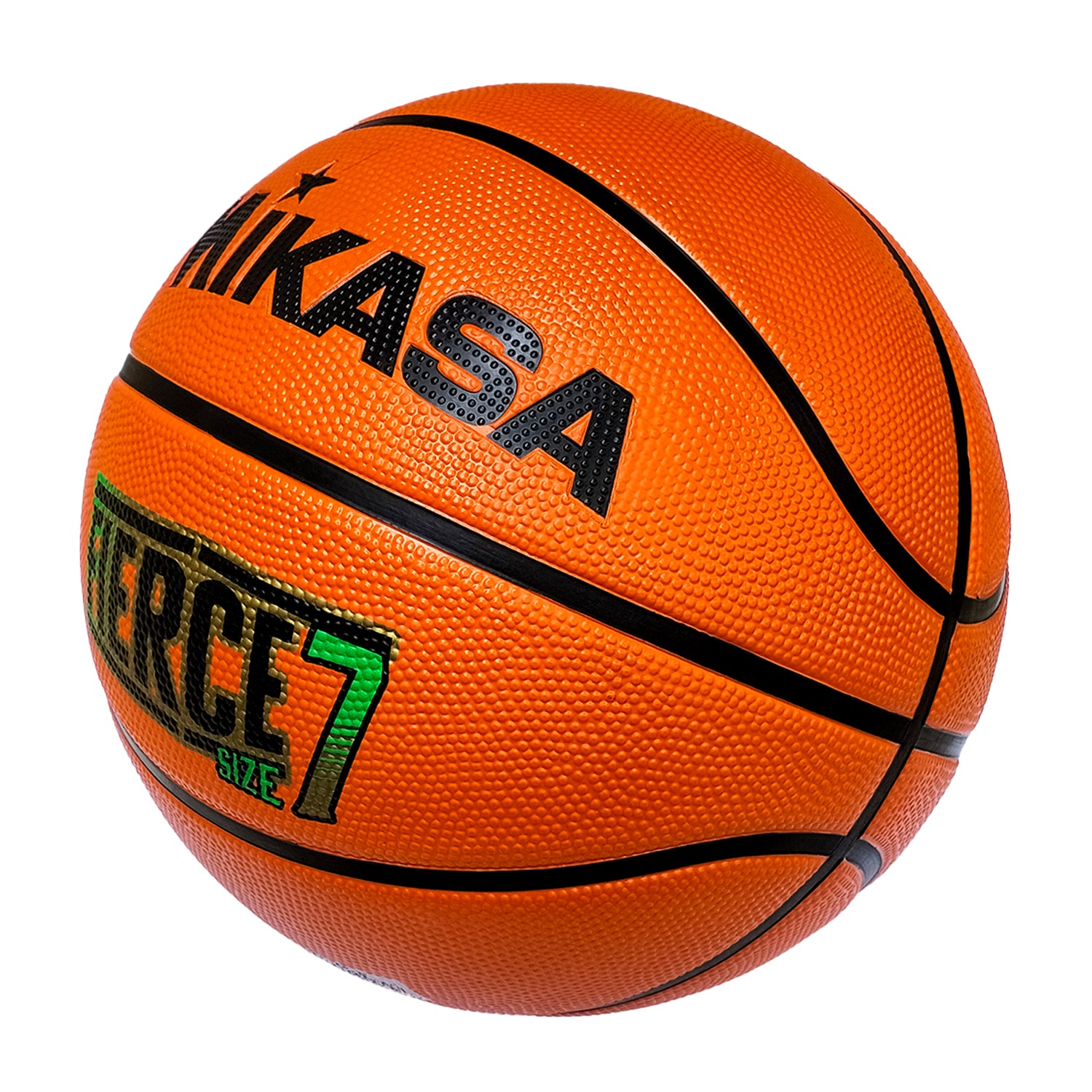 MIKASA BB710E-O (FIERCE) RUBBER ORANGE BASKETBALL SIZE 7, , large image number null