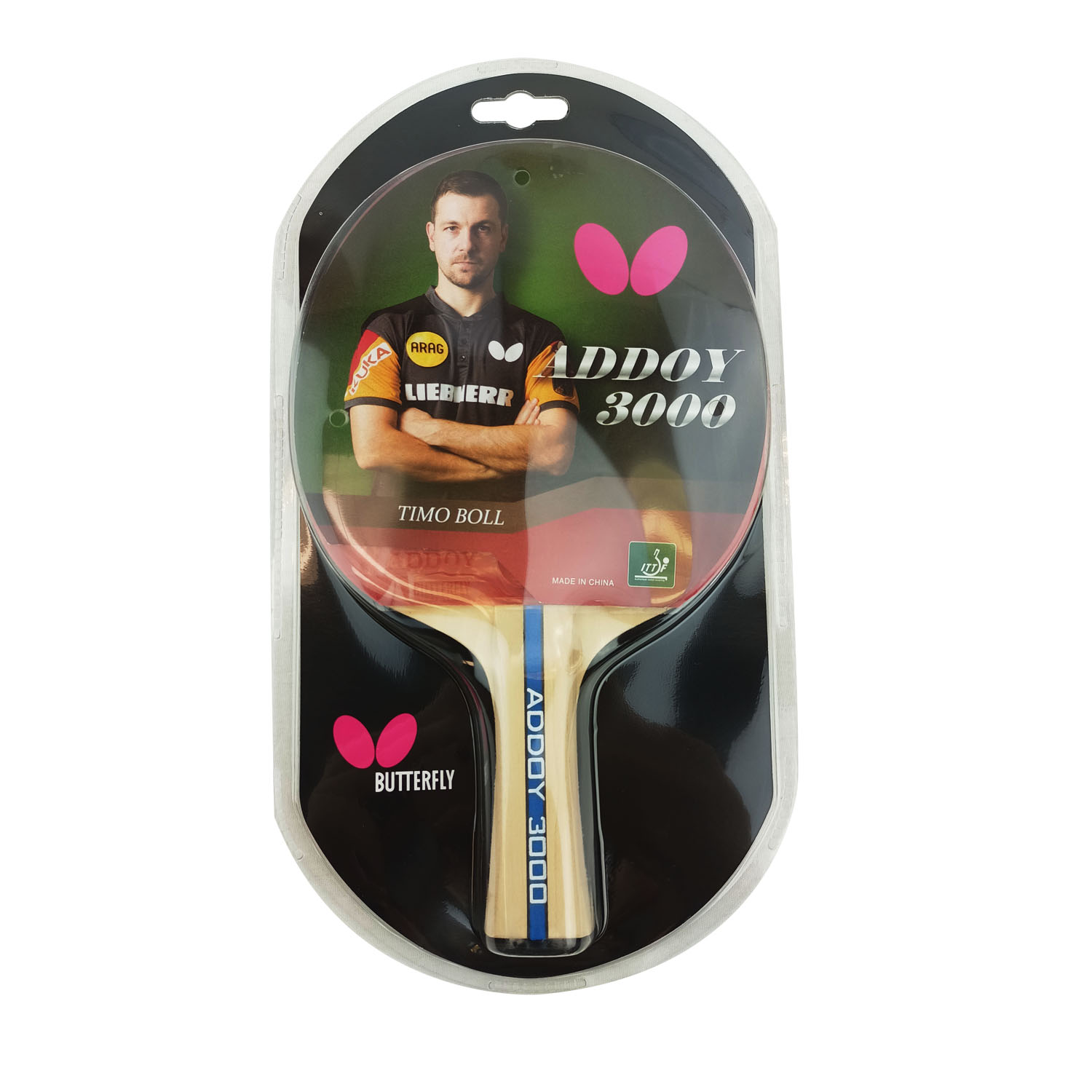 BUTTERFLY TABLE TENNIS RACKET ADDOY 3000 