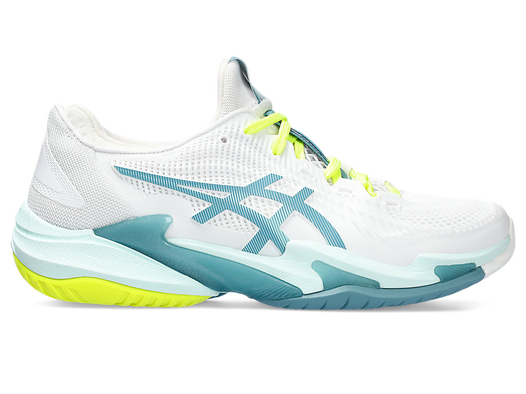 ASICS COURT FF 3, WHITE/SOOTHING SEA, swatch