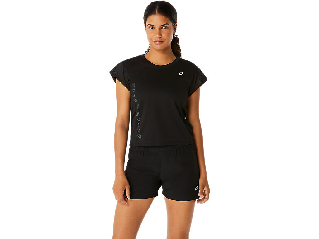 ASICS KATAKANA MESH SS TOP