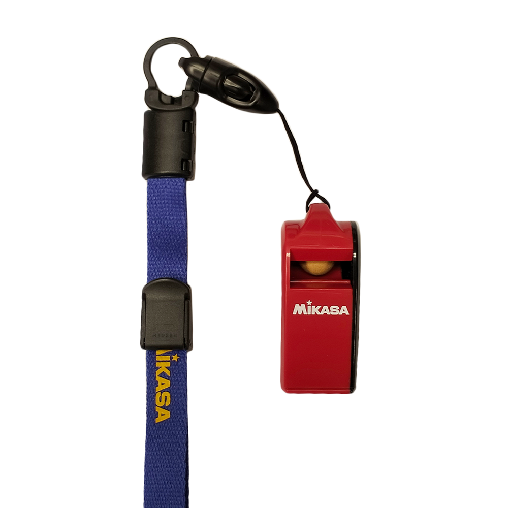 MIKASA PUL-RBK (RED/BLACK) PEA WHISTLE, , large image number null