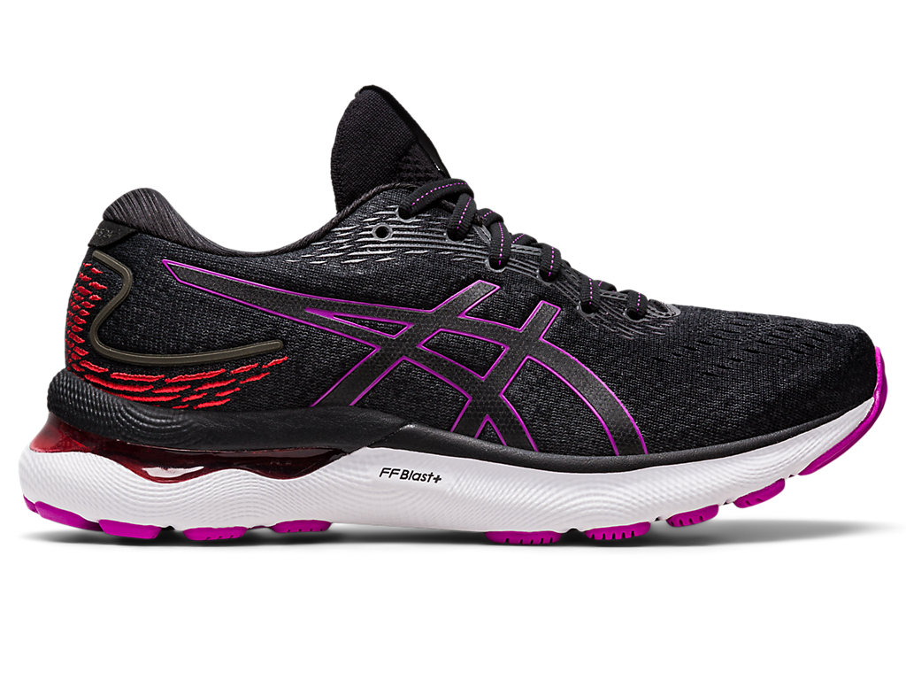 ASICS GEL-NIMBUS 24, BLACK/ORCHID, swatch