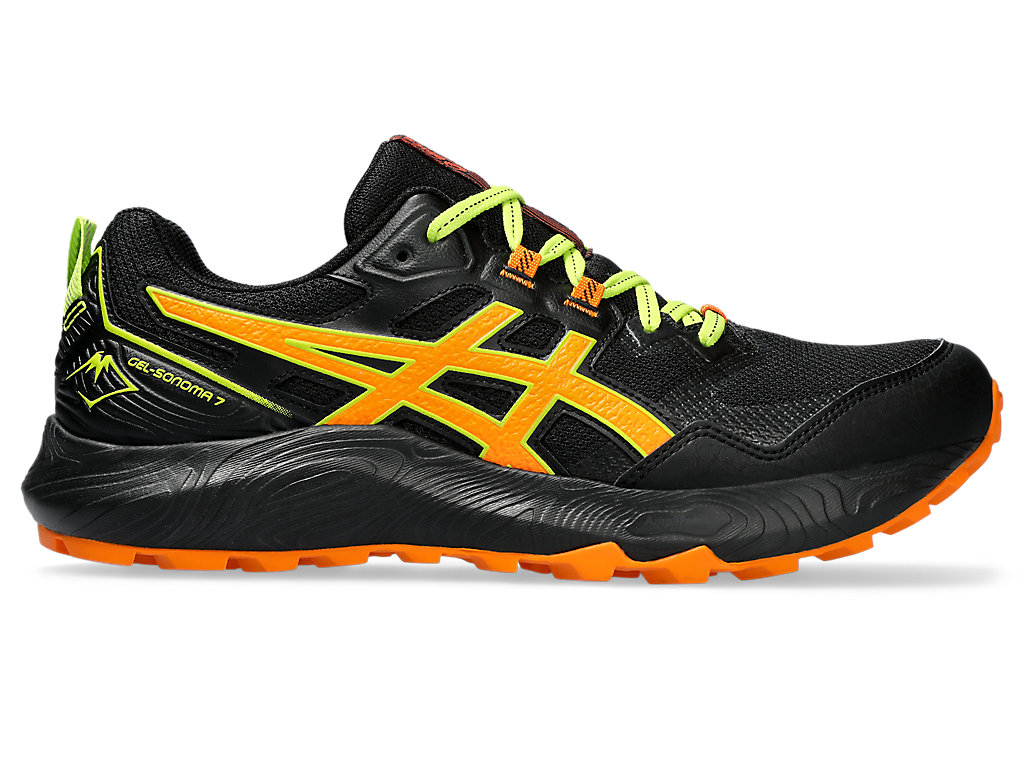 ASICS GEL-SONOMA 7, BLACK/BRIGHT ORANGE, swatch